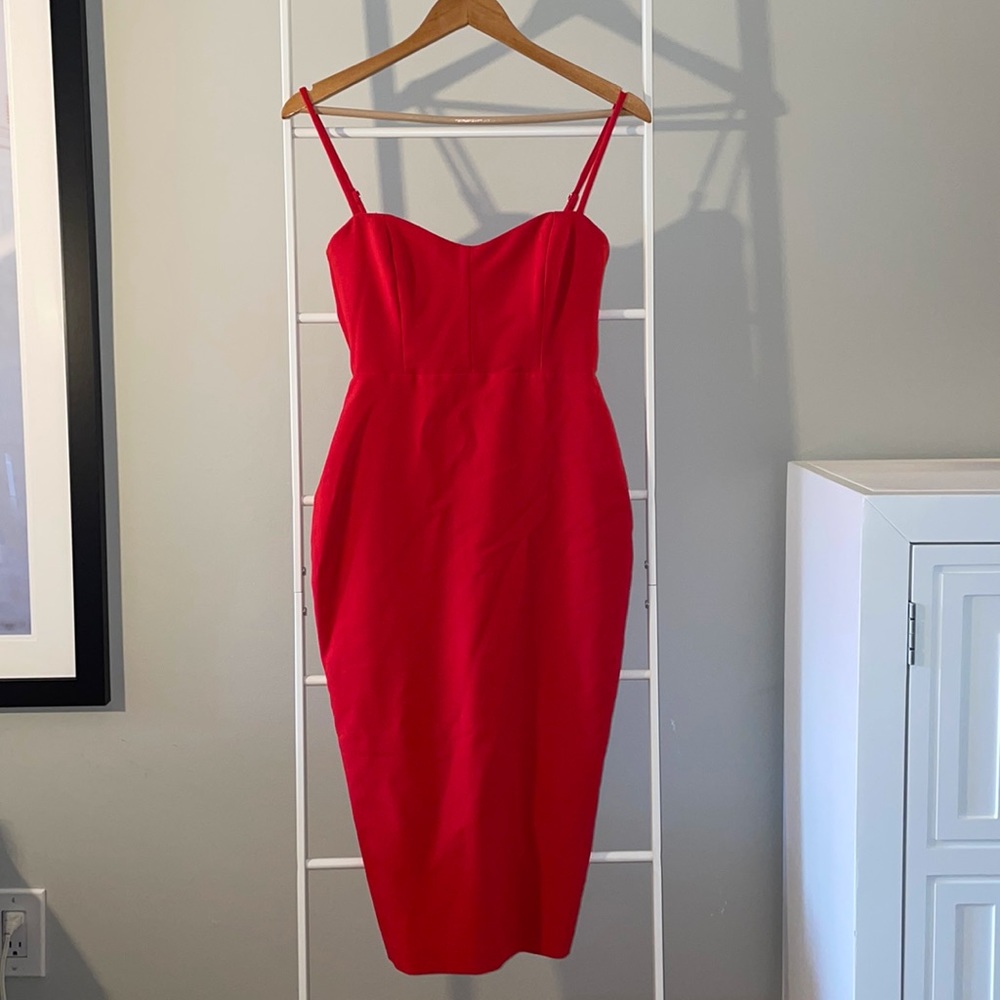 Nookie ALLURE cherry red bombshell dress! SM